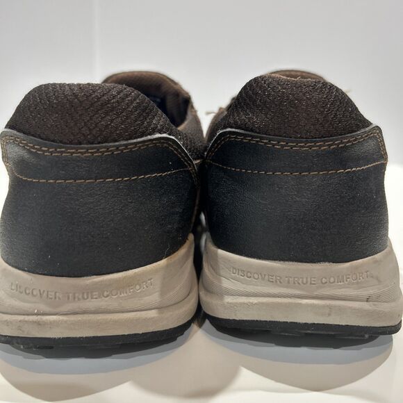 Nunn Bush 10.5 W Bloom Brown Nubuck Leather Slip On Loafer Sneakers Comfort Shoe - Picture 7 of 15